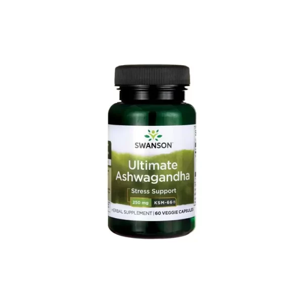 SWANSON | Ashwagandha KSM-66 250mg/per cap  60vcaps