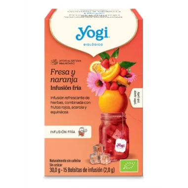YOGI TEA | COLD BREW STRAWBERRY-ORANGE ΒΙΟ 30g