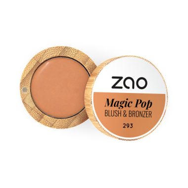 Zao Organic | Magic Pop Up Blush & Bronzer Amber Glow 293 2in1 3g