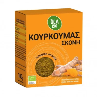 Όλα Bio | Βιολογική Σκόνη Κουρκουμά 100g