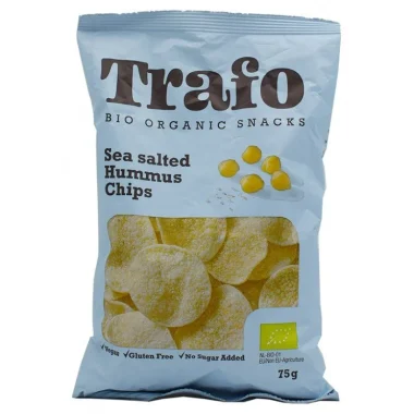 Trafo | Τσιπς Hummus Με Θαλασσινό Αλάτι 75gr