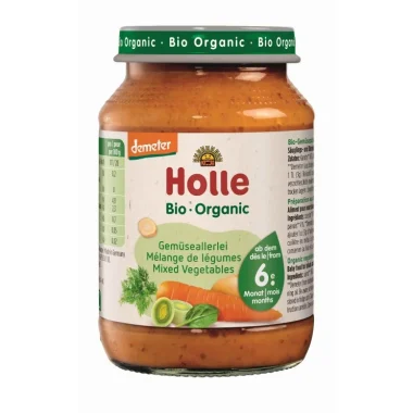 HOLLE | Βρεφικό Γεύμα με Ανάμεικτα Λαχανικά 6m+ 190g