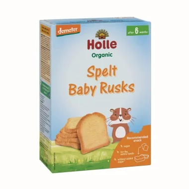 HOLLE | Βρεφικές Φρυγανιές Ντίνκελ 6m+ 200g