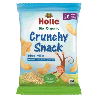HOLLE | Crunchy Snack με Κεχρί 8m+ 30g