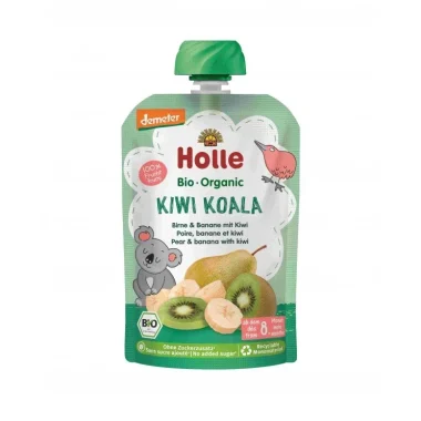 HOLLE | Πουρές Φρούτων με Αχλάδι, Μπανάνα και Ακτινίδιο από 8M+ 100g