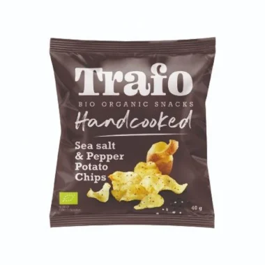 Trafo | Τσίπς Πατατάς Με Θαλασσινό Αλάτι & Πιπέρι 40gr